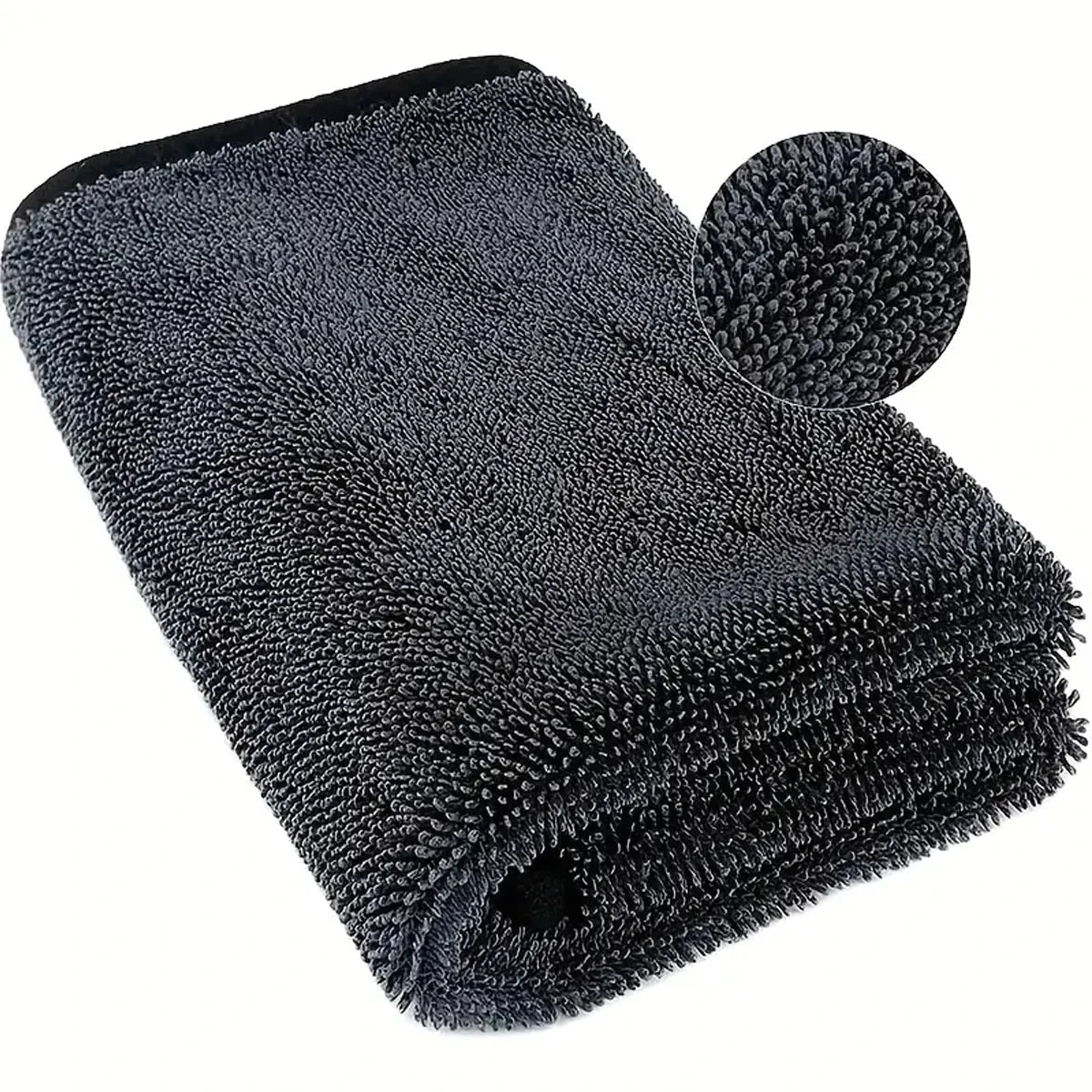 Dark Grey Microfibre Car Drying Towel | FIRSTMILE CAR CARE